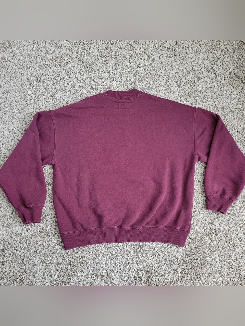 Abercrombie & Fitch Sweatshirt Mt Rainier Washington State Maroon Oversized XS - Picture 5 of 5